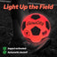 Balón fútbol que brilla con luces LED tamaños 3 4 5