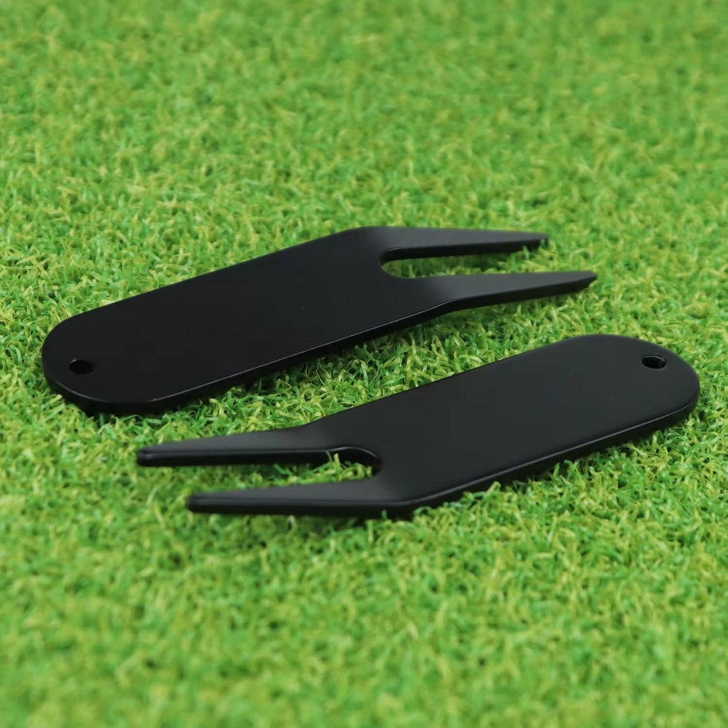 6 Herramientas Reparación Divot Golf Metal Negro Bronce