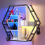 Estantes flotantes set 39" con luces LED 5 niveles