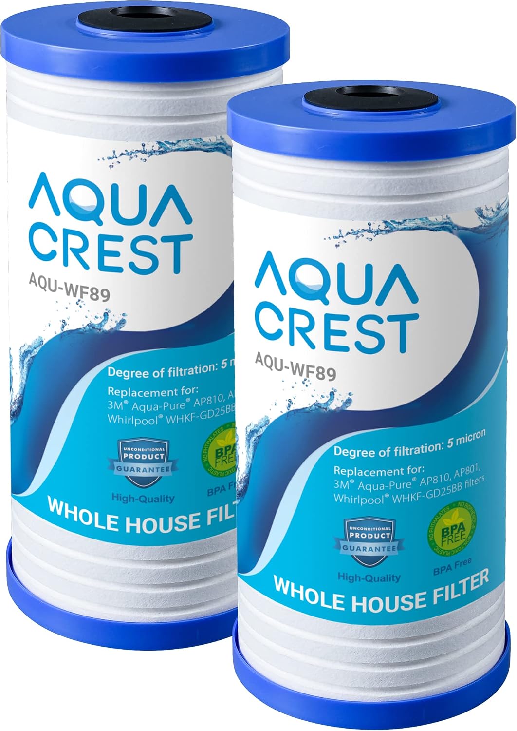 Filtro agua 10x4.5pulg 5micras para 3M Aqua-Pure AP810