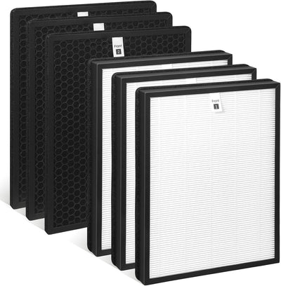 3 Pzas Filtro HEPA 3 en 1 para Purificador Alexapure Breeze