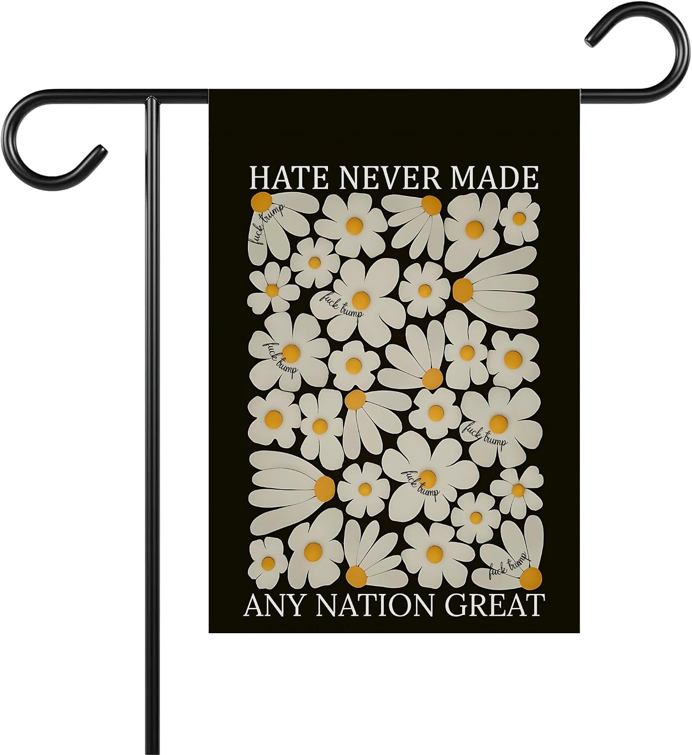 Bandera anti MAGA para jardín y terraza decoración