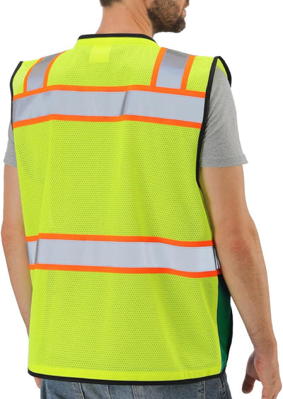 Chaleco reflectante ANSI Clase 2 con bolsillos 2XL