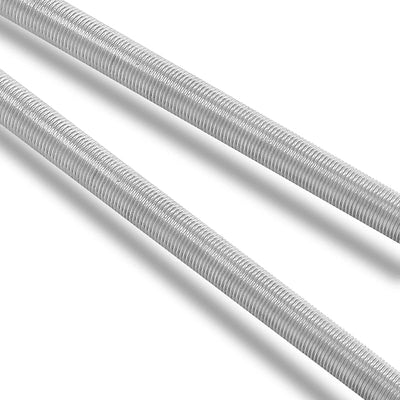 2 Pzas Varilla Acero Inox 304 M6x9.843pulg Rosca Larga Derecha