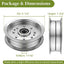 Polea tensora plana comp John Dee L120 L110 D125 MTD 247