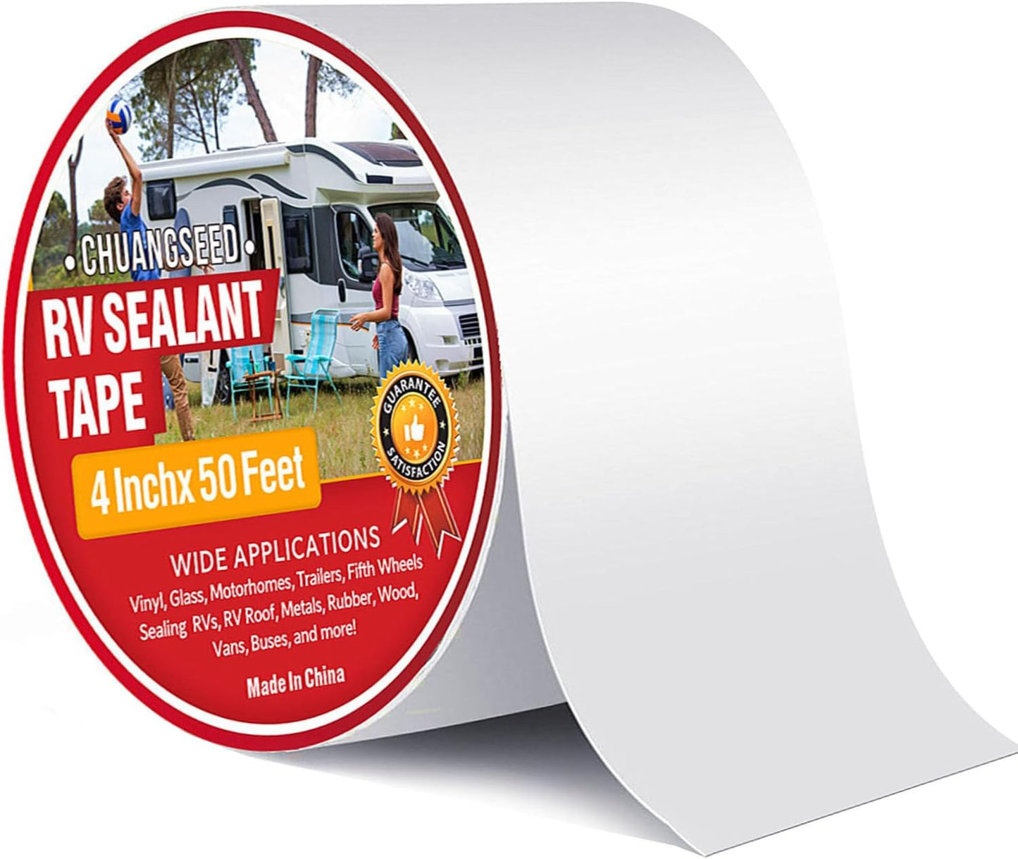 Cinta techo caravana 4" x50ft selladora reparación