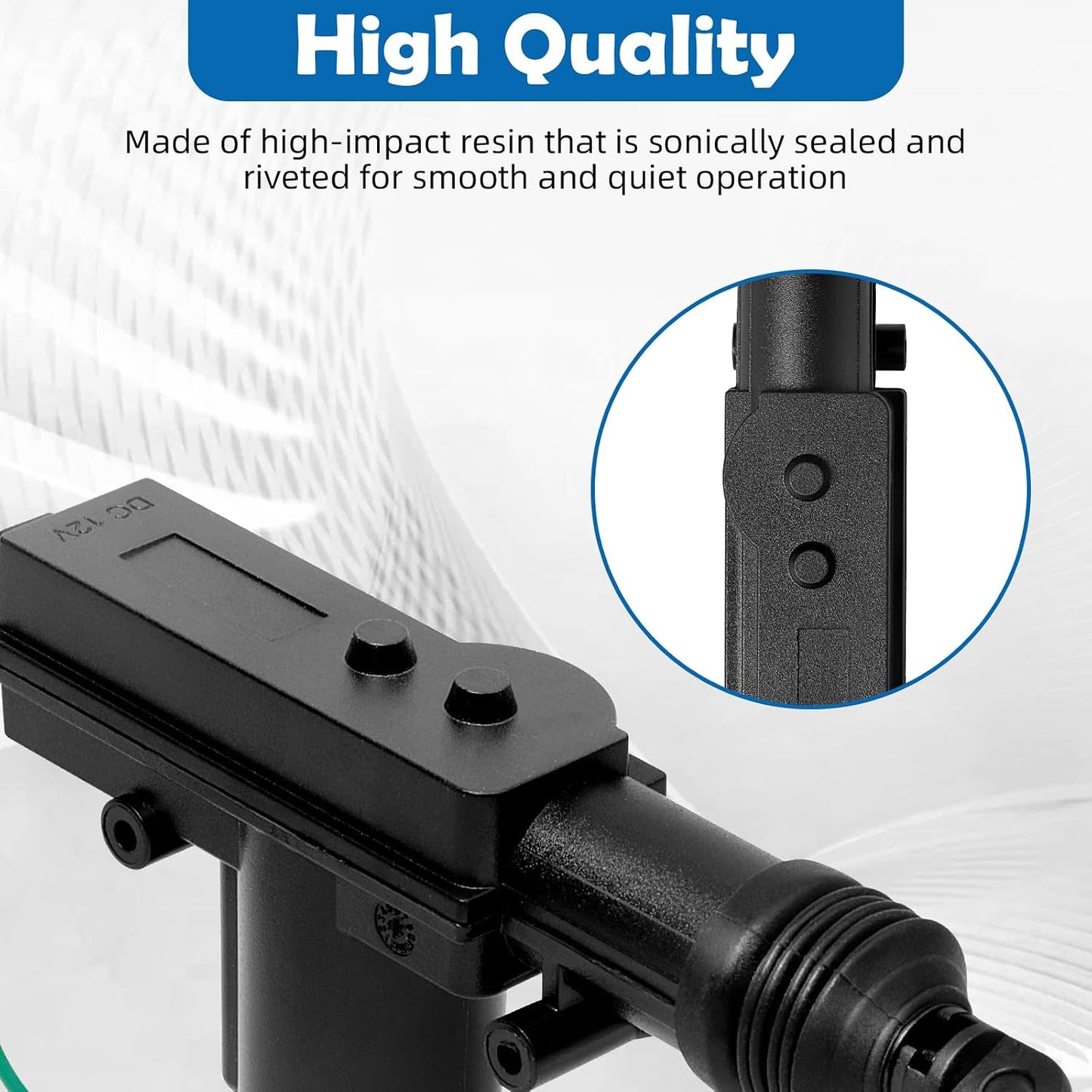 Actuador puerta coche 12v 2 hilos paquete 4