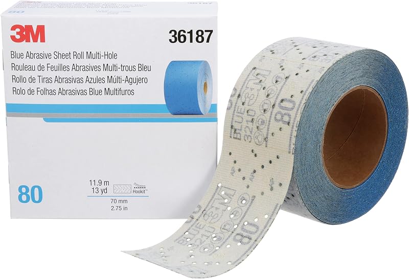 Rollo hoja abrasiva azul 2.75" x 13yd 1 rollo