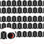 Tapones vástago válvula bicicleta auto motocicleta 60uds negro