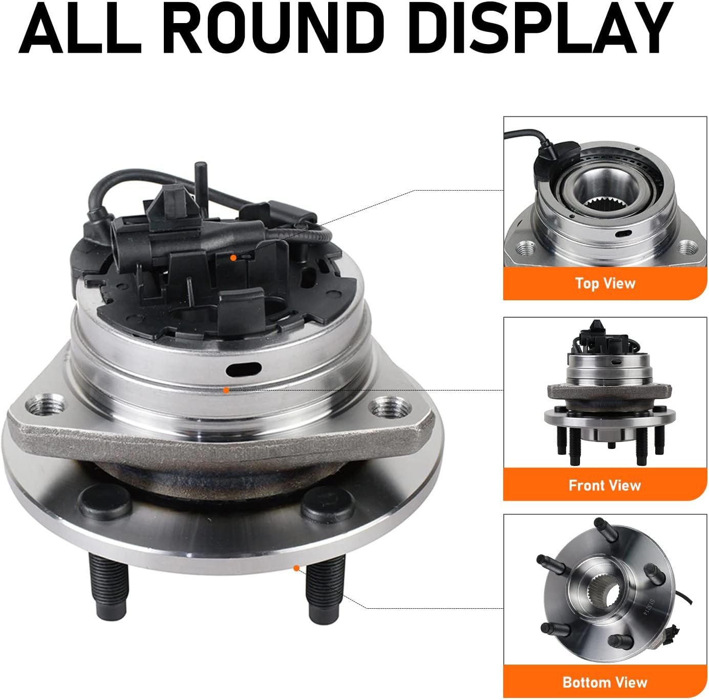 Set 2 cojinetes rueda delantera comp Chevy Malibu 04-12