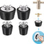 4 Tapones Invierno Piscina Goma con Mango T 1-2"