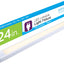 Barra luz LED fina para clóset 12pulg enchufable