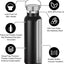 4 Pzas Botella Agua Aislada Acero Inox Doble Pared Tapa Asa