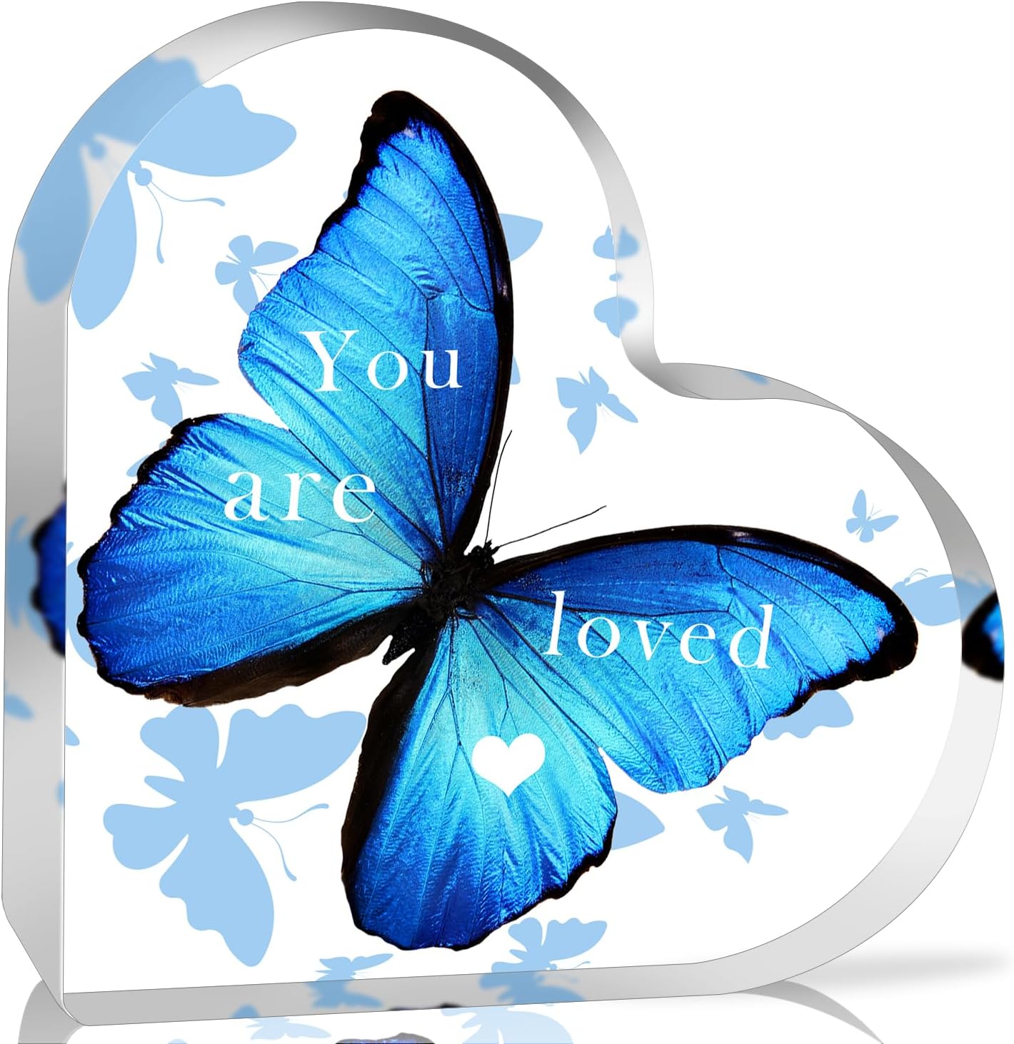 Regalo mariposa decoración escritorio corazón