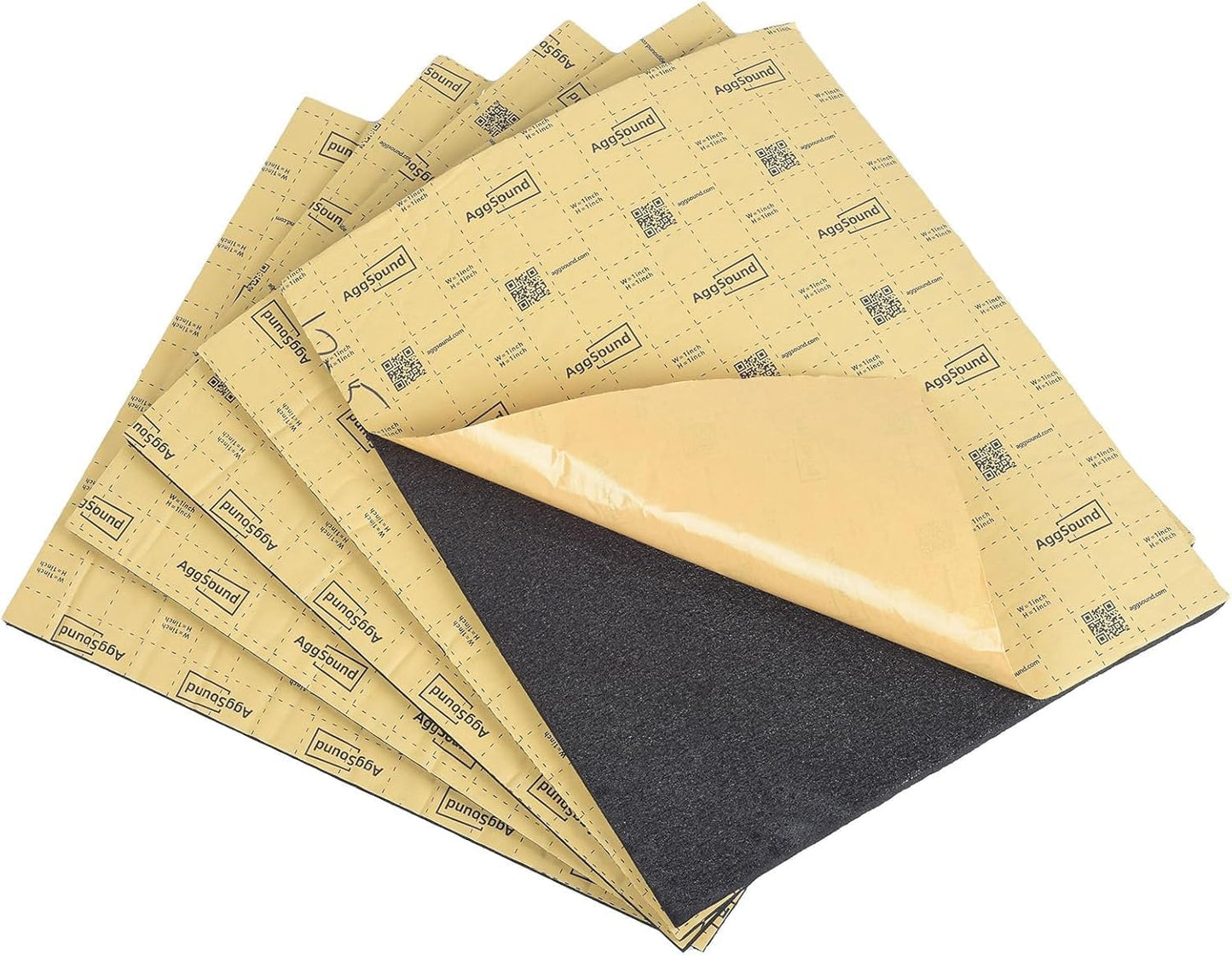 Alfombrilla sonido 1/2" 9.95 pies2 espuma celda cerrada