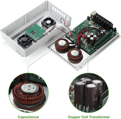 Controlador carga MPPT 100A 12v/24v pantalla LCD batería plomo-ácido