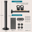 Perchero hierro fundido pared industrial negro