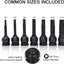 Set llaves hex 3/8" 7 pzas Cr-Mo herramientas
