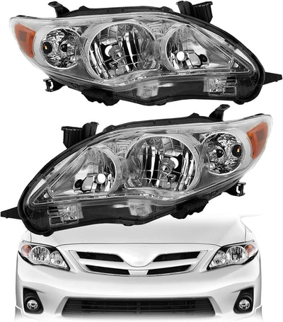 Faros delanteros cromados para Corolla