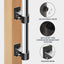 Soporte sombrilla patio ajustable metal abrazadera barandilla