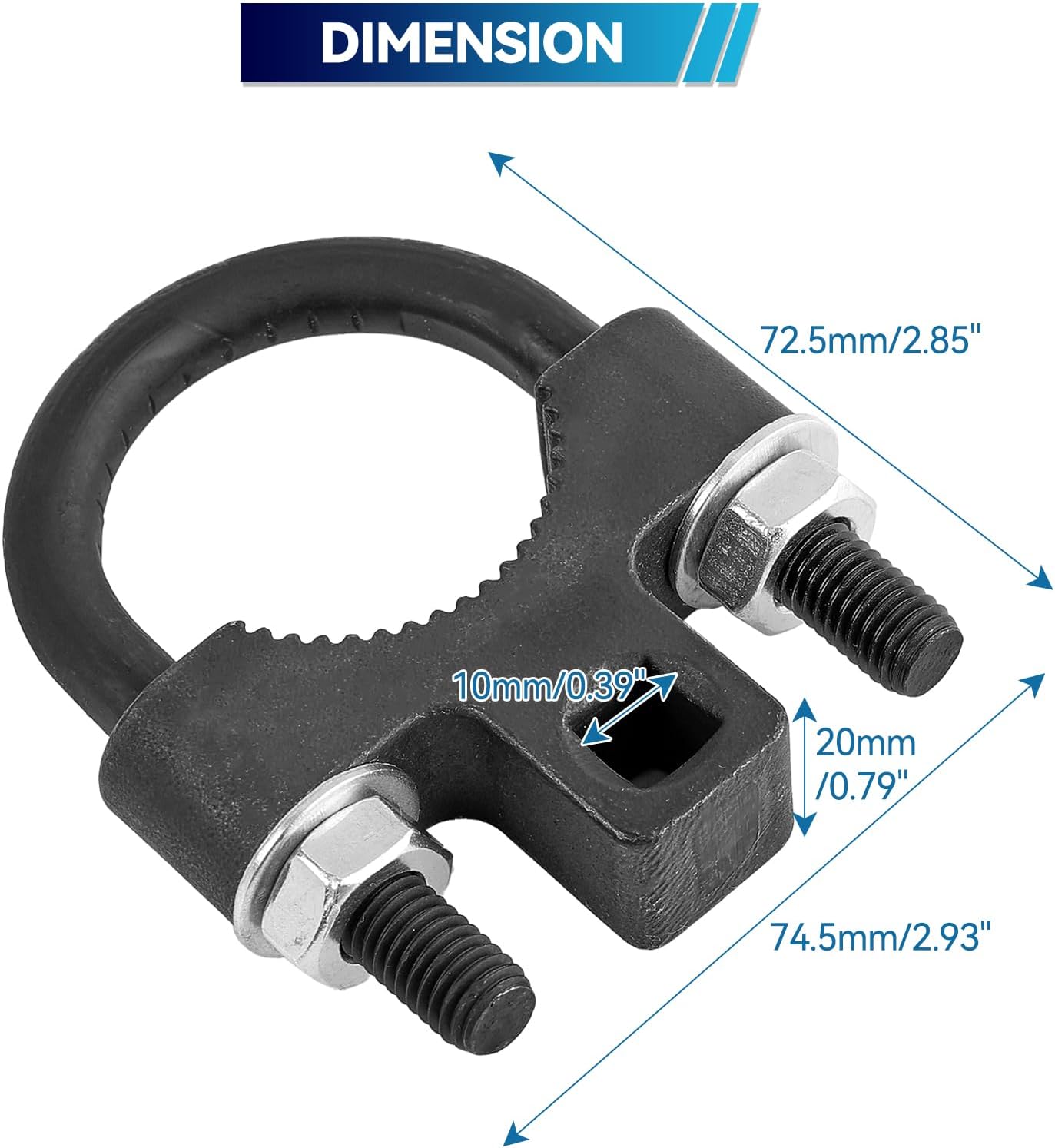 Herramienta extracción barra 3/8" antiderrap auto