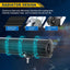 Barra luz LED 12pulg 330W 12-24V para vehículos camiones 4x4