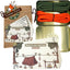 Kit atado nudos campamento tarjetas impermeables