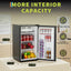 Mini refrigerador 3.2 pies cúbicos con congelador puerta reversible