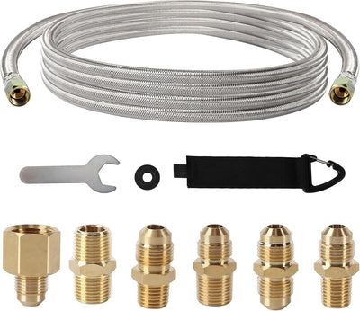 Extensión manguera propano 24ft alta presión parrilla