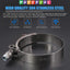 2 Abrazaderas Manguera Acero Inox T 2.756-3.150pulg