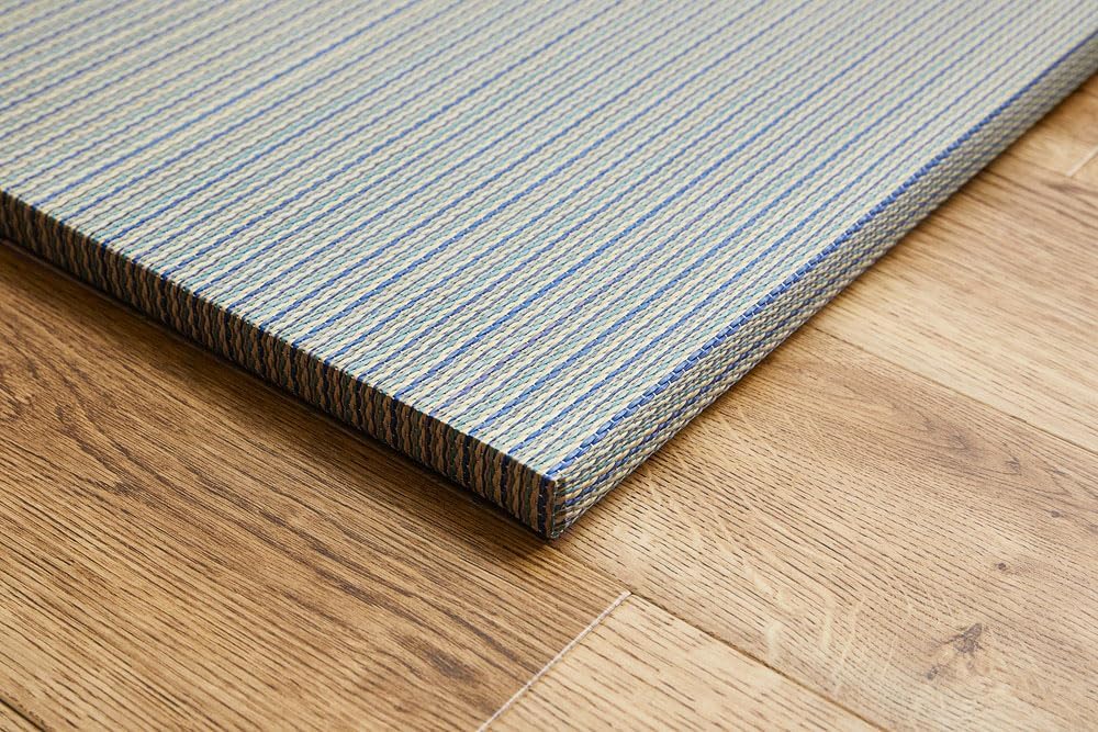 6 Alfombrillas Tatami Portátiles Ligeras 32.3x32.3pulg Azul