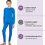 2 Pzas Ropa Interior Termal Niños Chicos para Invierno