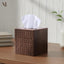 Funda caja paños cuadrada metal antiguo baño decorativo