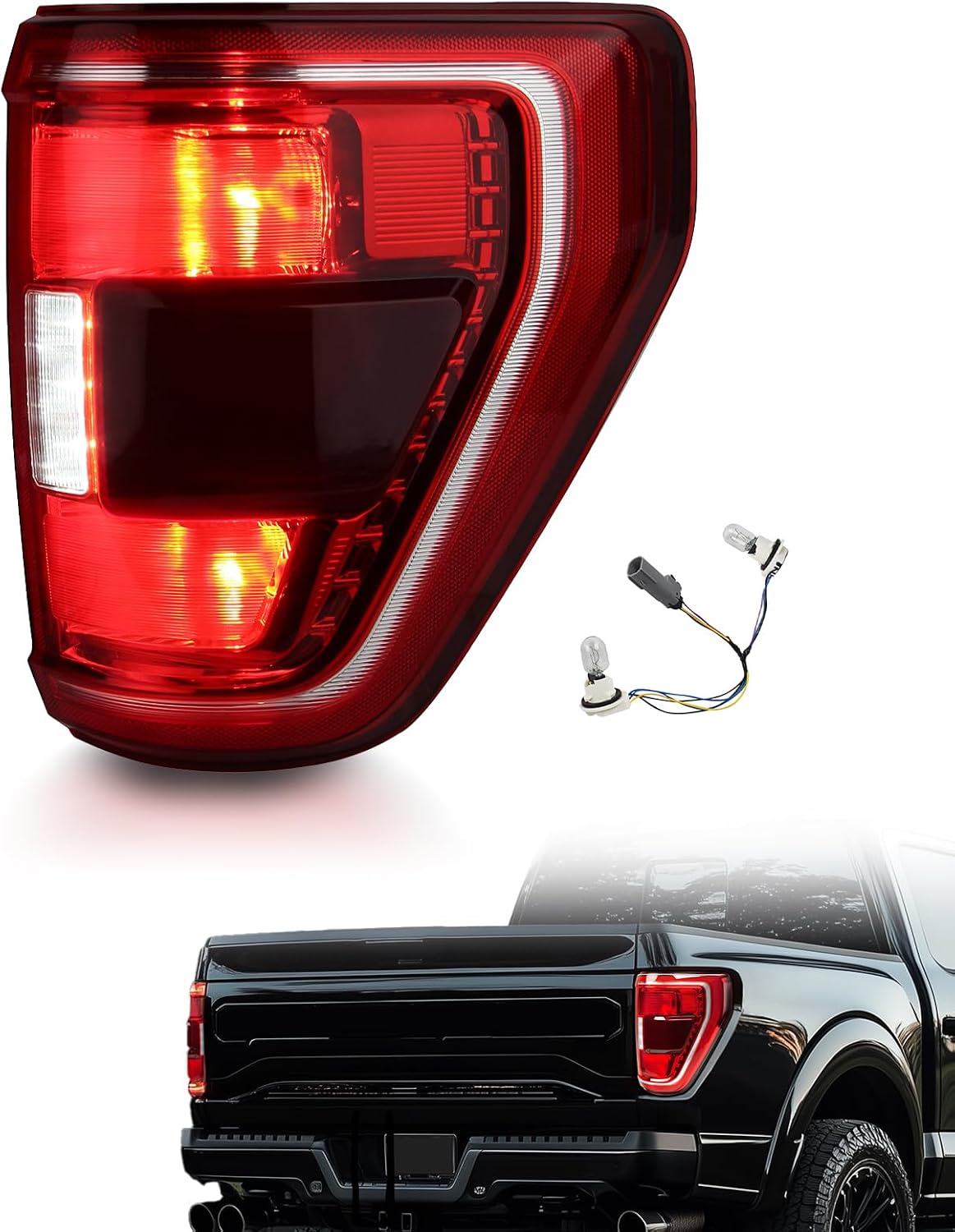 Luz trasera comp Ford F150 XL XLT lado pasajero
