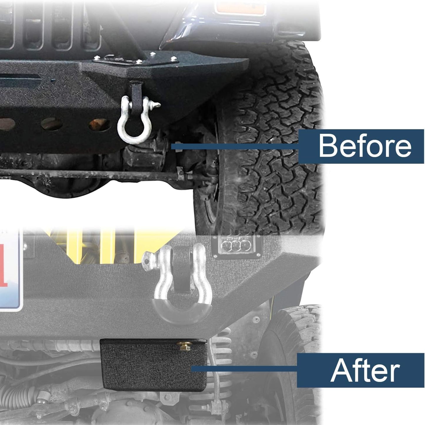 Soporte placa deslizamiento caja Jeep TJ 97-06