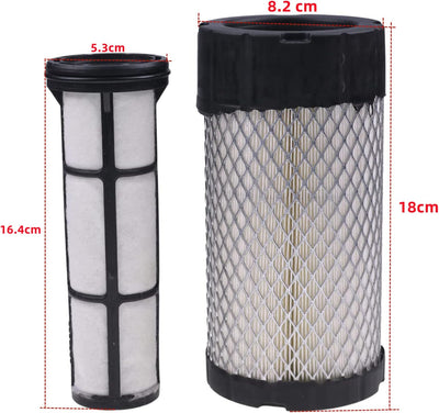 Set 2 filtros aire Bobcat Mini MT52 MT55 MT85