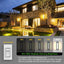 Lámpara LED pared regulable 16" 3000K aluminio negro