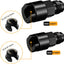 2 Pzas Adaptador Combustible 3/8-5/16" SAE Aluminio