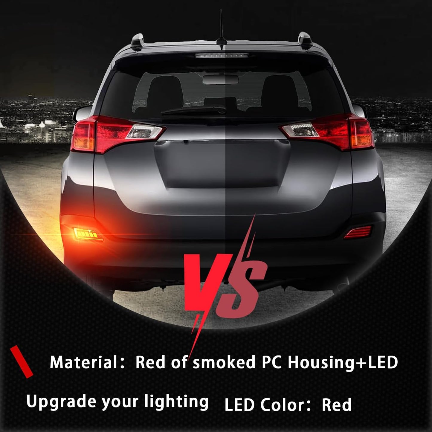 Reflectores LED traseros para Toyota RAV4 con luz