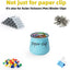 Soporte cerámica clips papel oficina 12oz turquesa