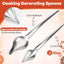 Set 3 Tenedores Acero Inox y 2 Cucharas Espiral para Chocolate