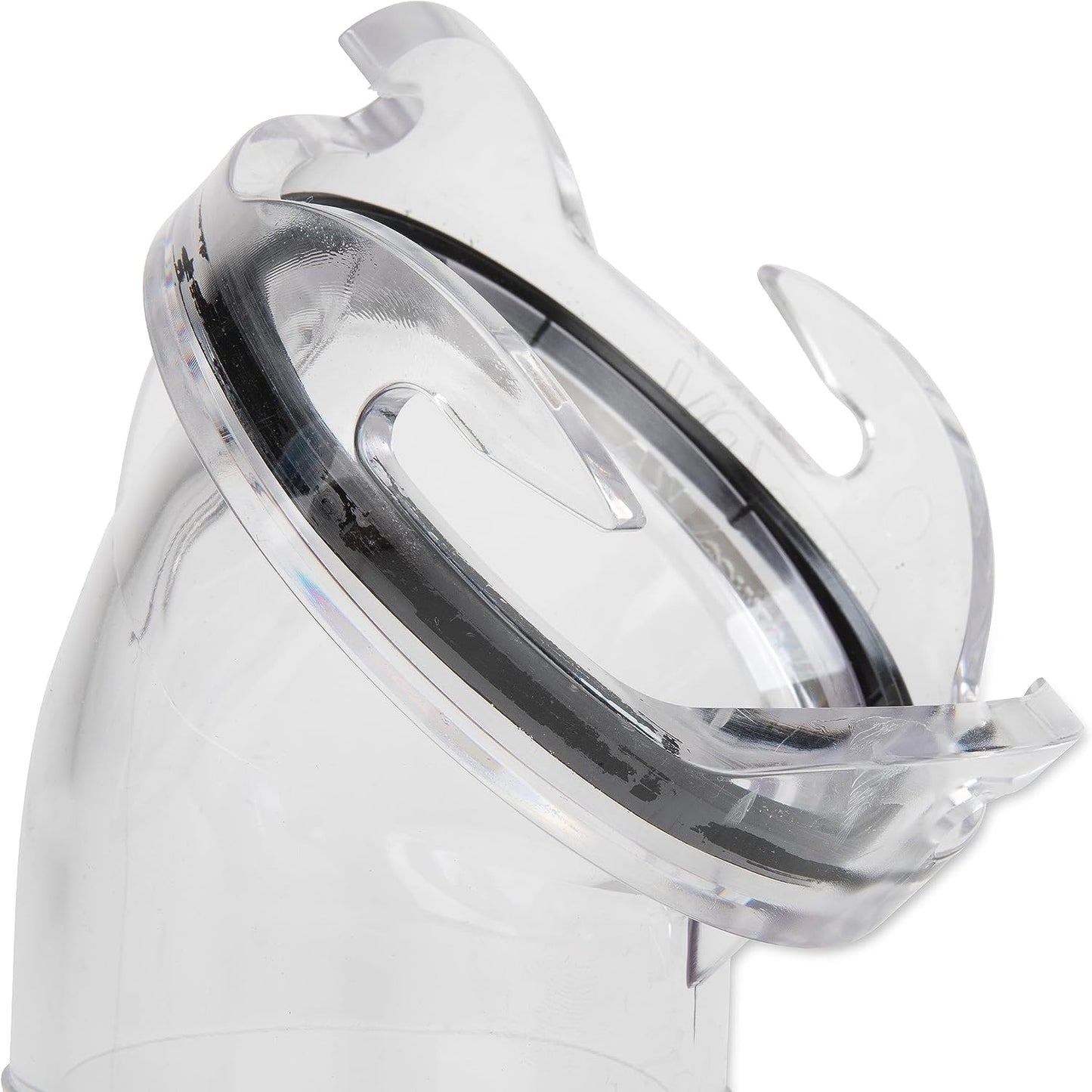 Adaptador transparente para manguera 45 grados