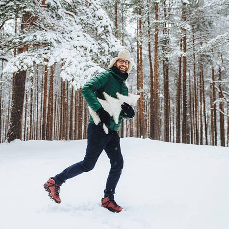 6 Pzas Guantes Térmicos Elásticos para Invierno Negro