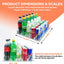Organiz. bebidas refrigerador con empujador automático