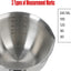 Taza medidora acero inox 1 taza 2 boquillas lavavajillas