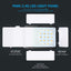 Kit 2 luces LED 2.4G 600 SMD CRI 96 soporte 6.6ft estudio