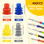 Kit conectores terminales cable auto 985 pzas