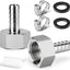2 Pzas Conectores Manguera Acero Inox 3/4" GHT