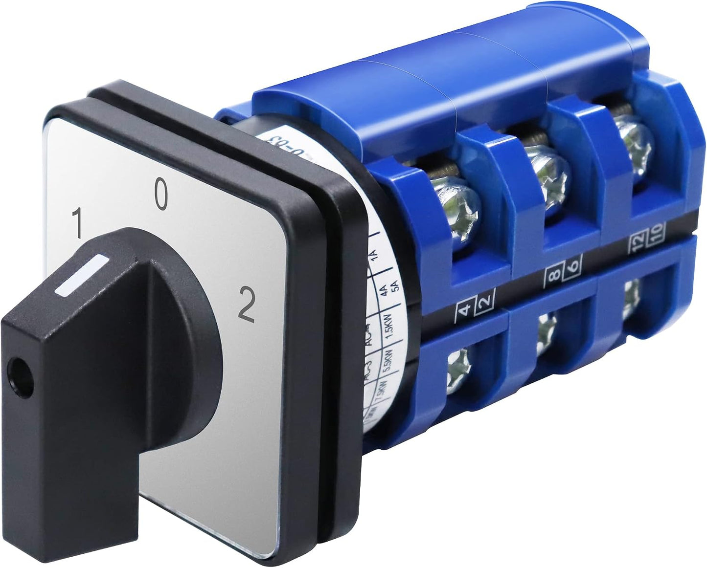 Interruptor transferencia AC 660V 3 posiciones 12 terminales