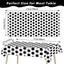4 Pzas Mantel Plástico Fútbol 54x108pulg Rectangular
